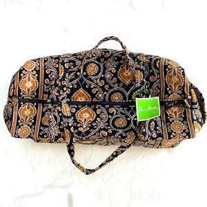 Vera Bradley Large Duffel, Cafe Latte color - with tag and box, never used!